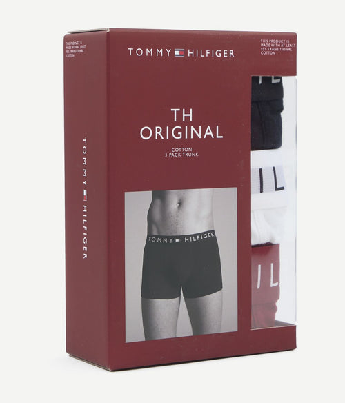 Tommy Hilfiger boxer trunk (3-pack) donkerblauw/white/red