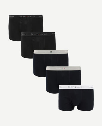 Boxer trunk (5-pack) zwart