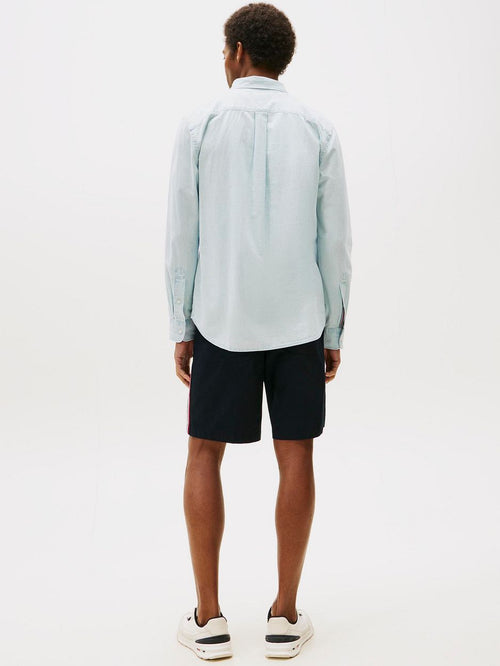 Tommy Hilfiger chambray overhemd lichtblauw | Regular-fit