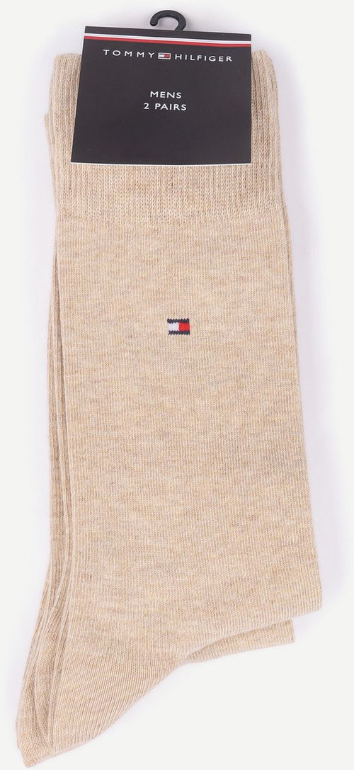 Tommy Hilfiger classic (2-pack) sokken beige