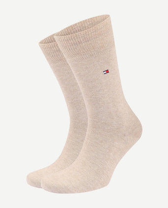 Tommy Hilfiger classic (2-pack) sokken beige