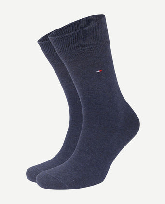 Tommy Hilfiger classic (2-pack) sokken blauw