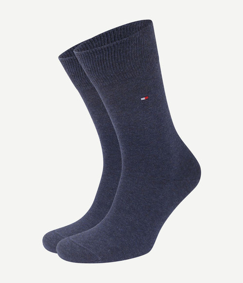 Tommy Hilfiger classic (2-pack) sokken blauw
