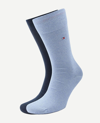 Tommy Hilfiger classic (2-pack) sokken blauw 134