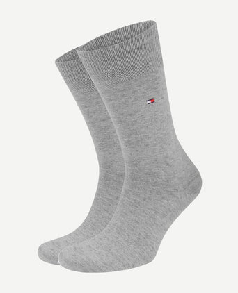 Tommy Hilfiger classic (2-pack) sokken grijs