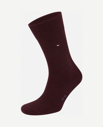Classic (2-pack) sokken donkerblauw bordeaux