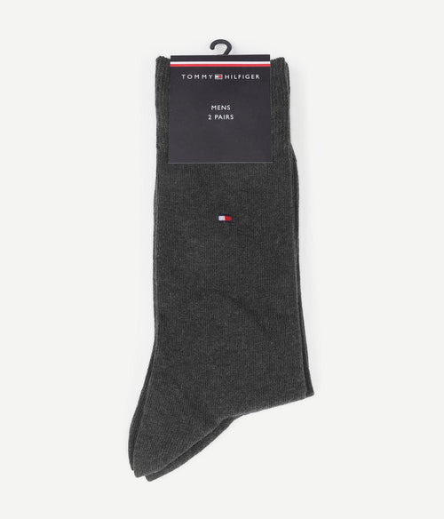 Tommy Hilfiger classic (6-pack) sokken antraciet