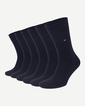 Classic (6-pack) sokken donkerblauw