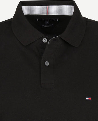 Tommy Hilfiger core 1985 poloshirt zwart | Regular-fit