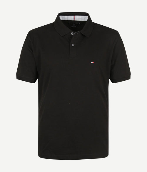 Tommy Hilfiger core 1985 poloshirt zwart | Regular-fit