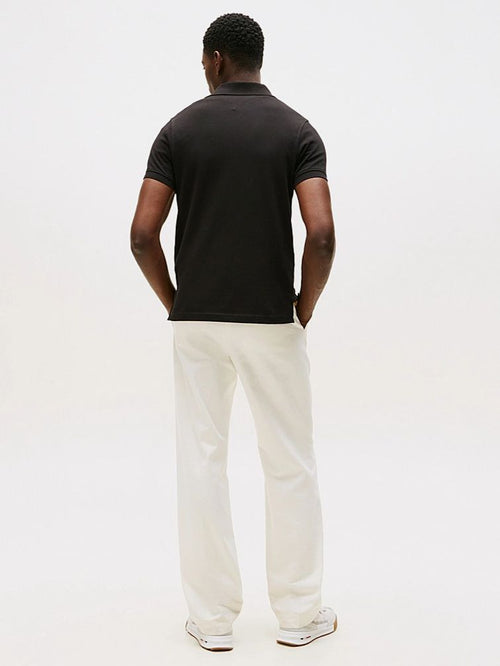 Tommy Hilfiger core 1985 poloshirt zwart | Regular-fit