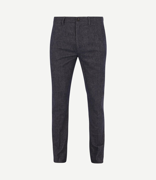 Denton broek donkerblauw