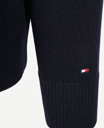 Fairisle trui print donkerblauw