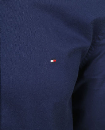 Tommy Hilfiger flanel overhemd donkerblauw | Regular-fit