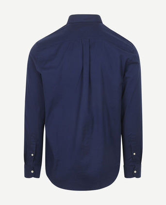 Flanel overhemd donkerblauw