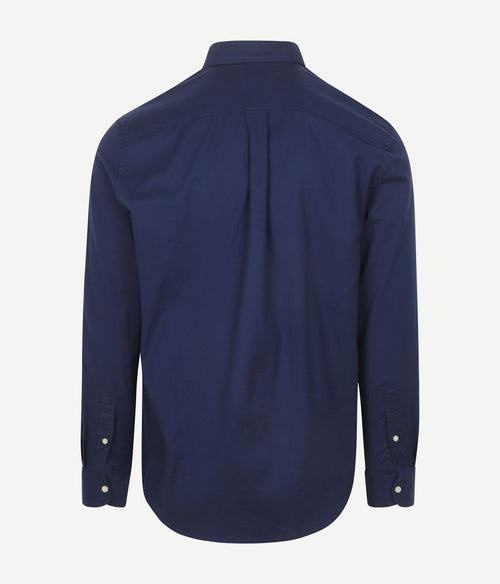 Tommy Hilfiger flanel overhemd donkerblauw | Regular-fit