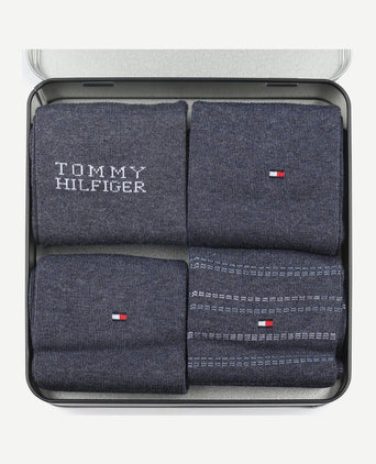 Tommy Hilfiger giftbox 4-pack jeans blauw
