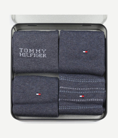 Tommy Hilfiger giftbox 4-pack jeans blauw