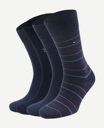 Tommy Hilfiger giftbox 4-pack donkerblauw
