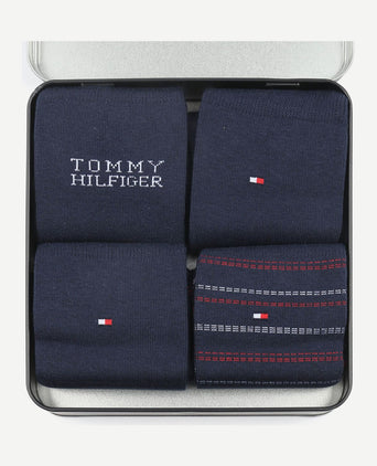 Tommy Hilfiger giftbox 4-pack donkerblauw