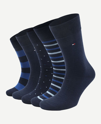 Tommy Hilfiger giftbox (5-pack) donkerblauw