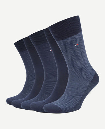 Giftbox (5-pack) donkerblauw