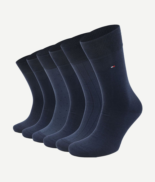 Tommy Hilfiger giftbox (6-pack) donkerblauw