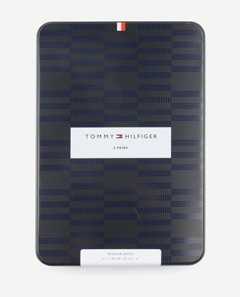 Tommy Hilfiger giftbox (6-pack) donkerblauw