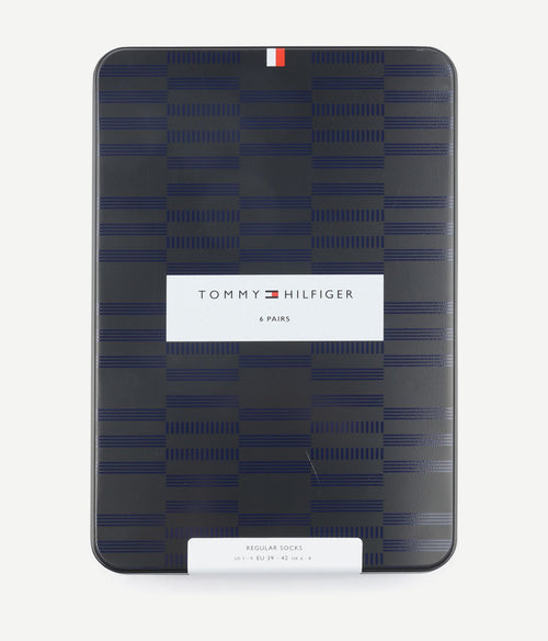 Tommy Hilfiger giftbox (6-pack) donkerblauw