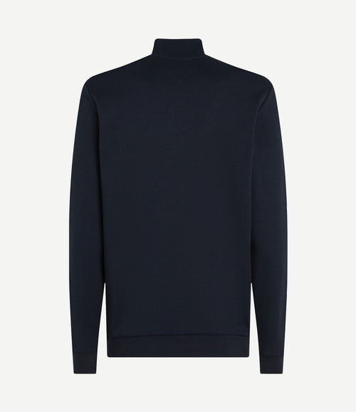 halve rits trui intechno donkerblauw