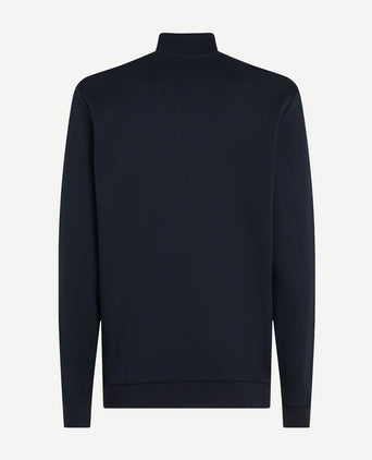 Tommy Hilfiger halve rits trui intechno donkerblauw | Regular-fit