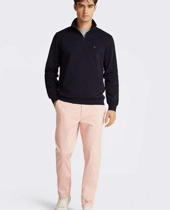 Tommy Hilfiger halve rits trui intechno donkerblauw | Regular-fit