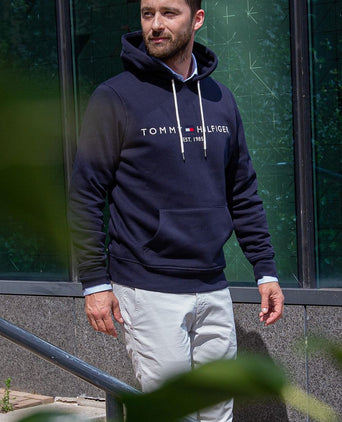 Tommy Hilfiger hood core donkerblauw | Regular-fit