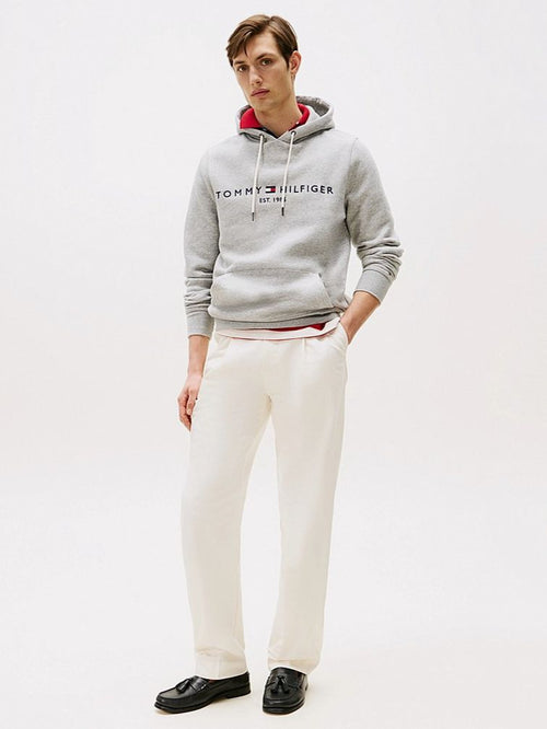 Tommy Hilfiger hoodie core grijs | Regular-fit