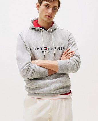 Tommy Hilfiger hoodie core grijs | Regular-fit