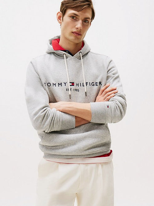 Tommy Hilfiger hoodie core grijs | Regular-fit