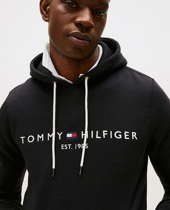 Tommy Hilfiger hoodie core zwart | Regular-fit