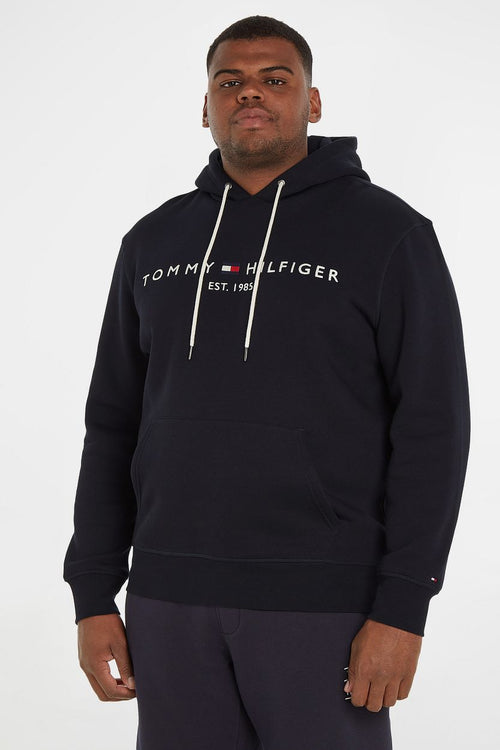 Tommy Hilfiger hoodie core zwart | Regular-fit