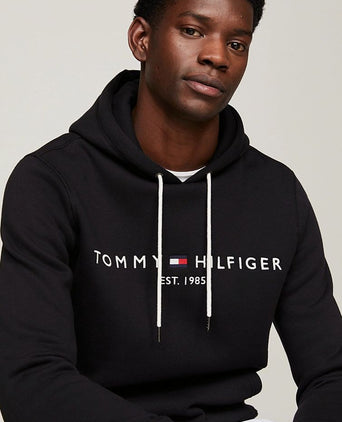 Tommy Hilfiger hoodie core zwart | Regular-fit