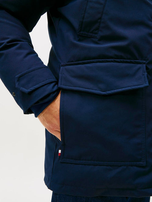 Tommy Hilfiger rockie parka donkerblauw | Regular-fit