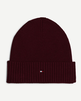 Tommy Hilfiger knitted muts bordeaux