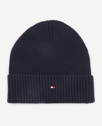 Tommy Hilfiger knitted muts donkerblauw