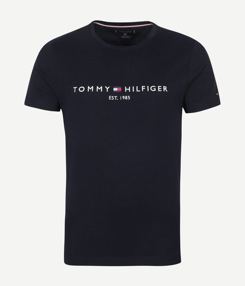 Tommy Hilfiger logo t-shirt donkerblauw