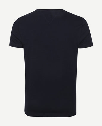Tommy Hilfiger logo t-shirt donkerblauw