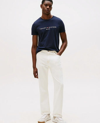 Tommy Hilfiger logo t-shirt donkerblauw