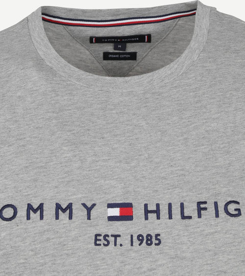 Tommy Hilfiger logo t-shirt grijs