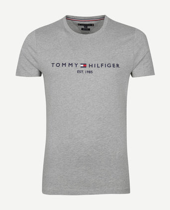 Tommy Hilfiger logo t-shirt grijs