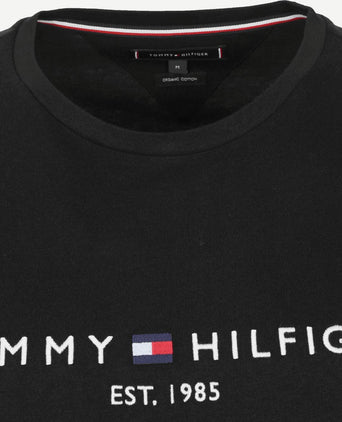 Tommy Hilfiger logo t-shirt zwart