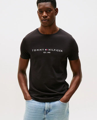 Tommy Hilfiger logo t-shirt zwart