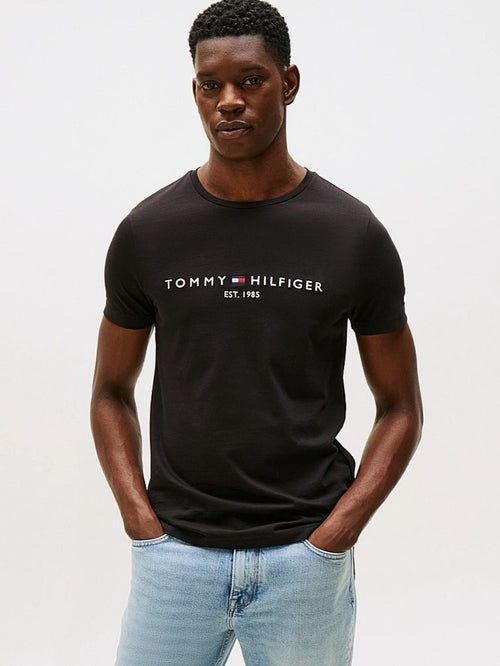 Tommy Hilfiger logo t-shirt zwart